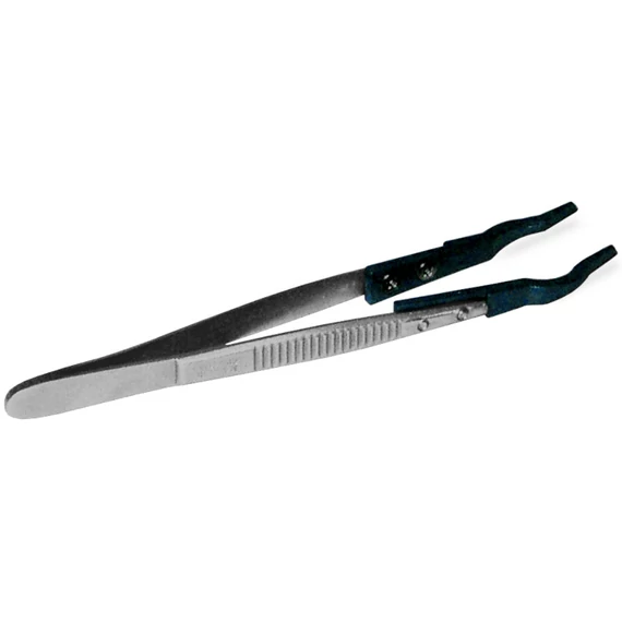 200 mm tweezers with carbon fiber tip for mass standards up to 200 g
