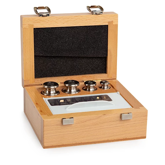 Cylindrical Weights, Set (1 mg - 50 g), Wooden Box