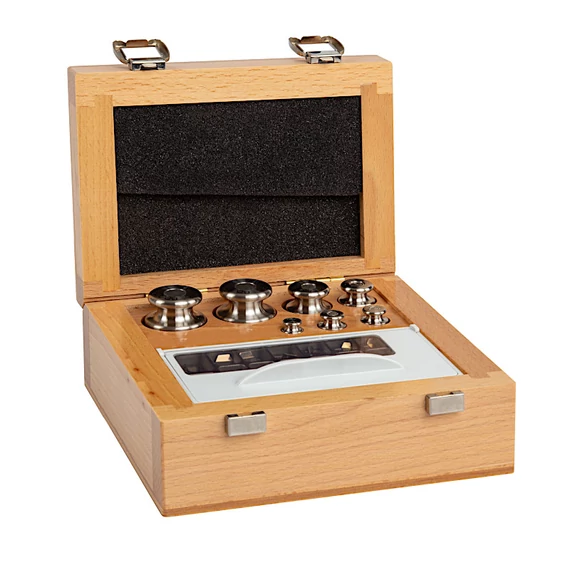 Cylindrical Weights, Set (1 mg - 200 g), Wooden Box