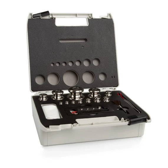 Cylindrical Weights, Set (1 g - 5 kg), Plastic Box