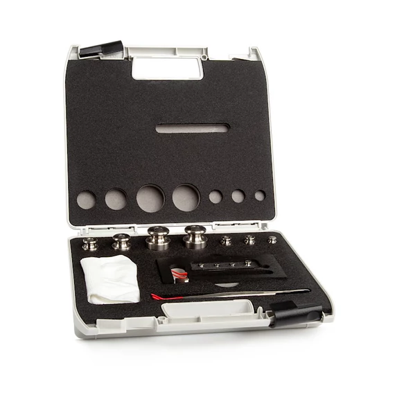 Cylindrical Weights, Set (1 g - 100 g), Plastic Box
