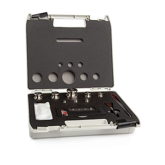 Cylindrical Weights, Set (1 g - 500 g), Plastic Box