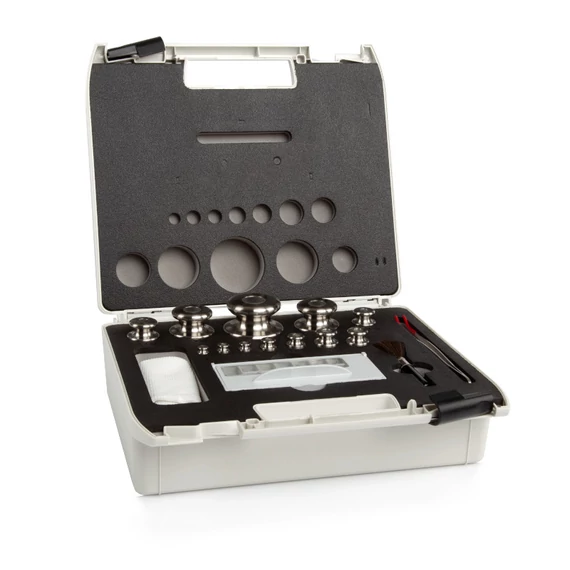 Cylindrical Weights, Set (1 mg - 10 kg), Plastic Box