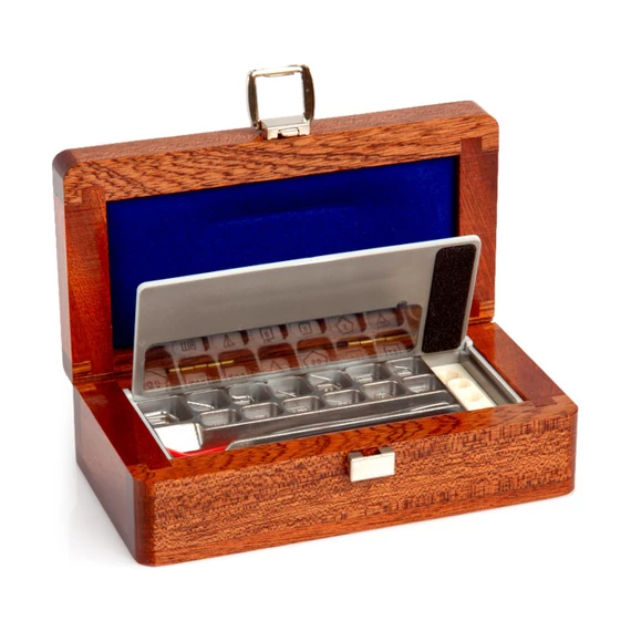 Stainless Steel Wire, set (1 mg - 500 mg), Wooden Box