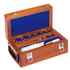 Kép 1/2 - Cylinder Weights, Set (1 g - 10 kg), Wooden Box