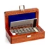 Kép 1/4 - Stainless Steel Wire, set (1 mg - 500 mg), Wooden Box