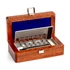 Kép 1/4 - Flat polygonal sheets, Set (1 mg - 500 mg), Wooden Box
