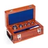 Kép 1/2 - F1 Mass Standard - Knob Weights With Adjustment Chamber, Set (1 g - 1 kg), Wooden Box