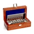 Kép 1/2 - F1 Mass Standard - Knob Weights Without Adjustment Chamber, Set (1 mg - 5 g), Wooden Box