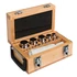 Kép 1/2 - F2 Mass Standard - Knob Weights With Adjustment Chamber, Set (1 g - 10 kg), Wooden Box