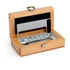Kép 1/3 - F2 Mass Standard - Knob Weights With Adjustment Chamber, Set (1 mg - 5 g), Wooden Box