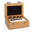 Kép 1/2 - F2 Mass Standard - Knob Weights With Adjustment Chamber, Set (1 mg - 50 g),Wooden Box