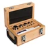 Kép 1/2 - F2 Mass Standard - Knob Weights With Adjustment Chamber, Set (1 mg - 5 kg), Wooden Box