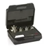 Kép 3/3 - F2 Mass Standard - Knob Weights With Adjustment Chamber, Set (1 kg - 5 kg), Plastic Box