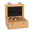 Kép 1/2 - Cylindrical Weights, Set (1 g - 100 g), Wooden Box