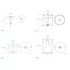 Kép 2/2 - XA100 - Adapter for Pipettes calibration 100 ml XA 5Y