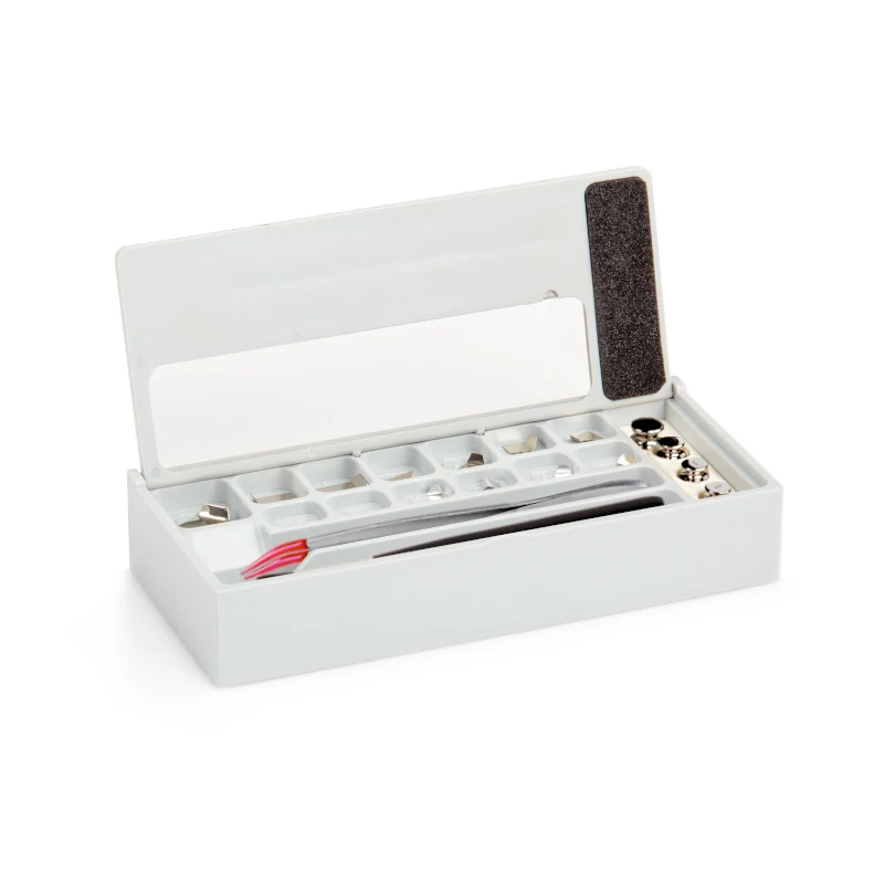 Knob weights, Set (1 mg - 5 g), Plastic Box
