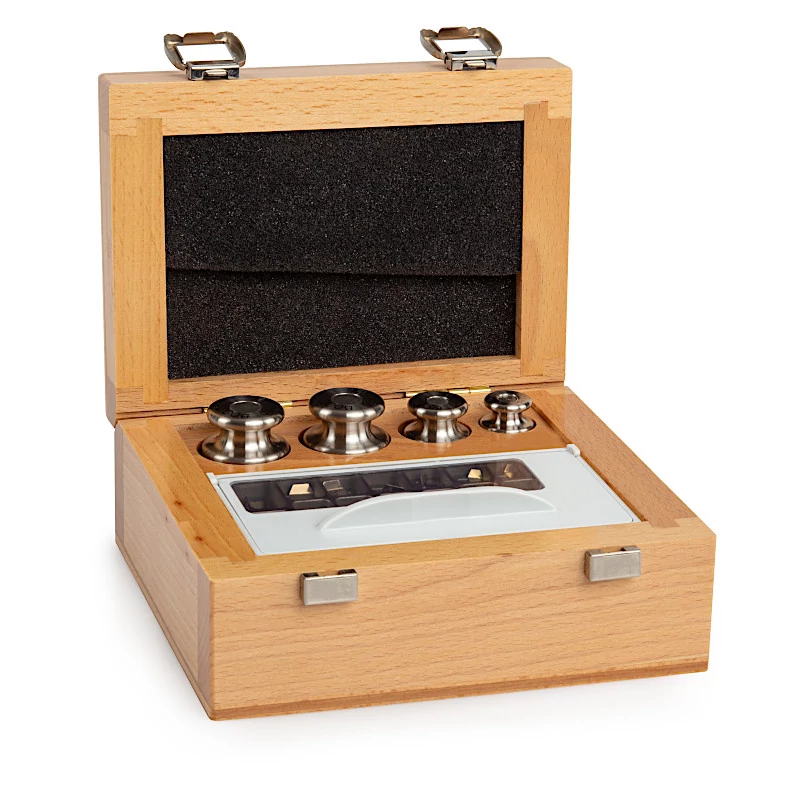 Cylindrical Weights, Set (1 mg - 50 g), Wooden Box
