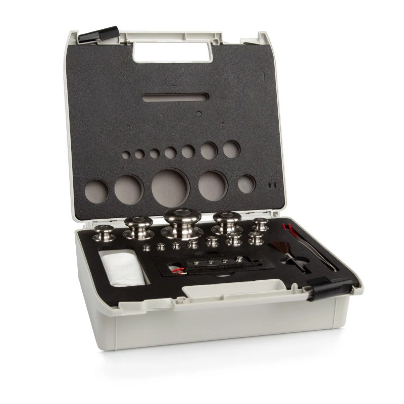 Cylindrical Weights, Set (1 g - 5 kg), Plastic Box