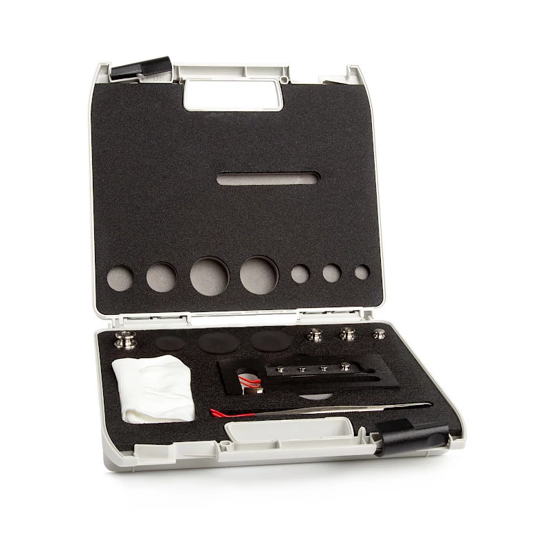 Cylindrical Weights, Set (1 g - 50 g), Plastic Box
