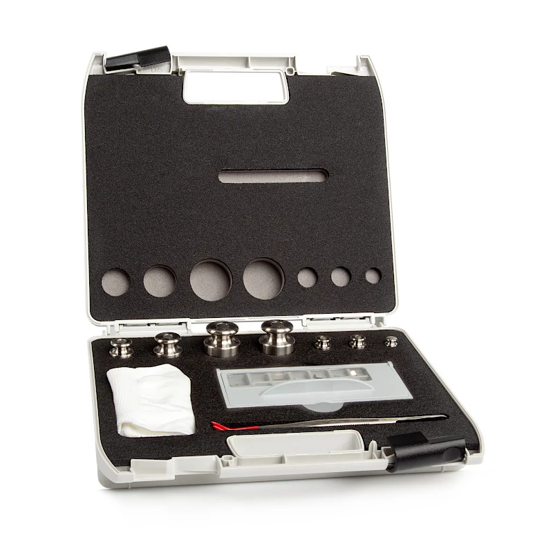 Cylindrical Weights, Set (1 mg - 200 g), Plastic Box