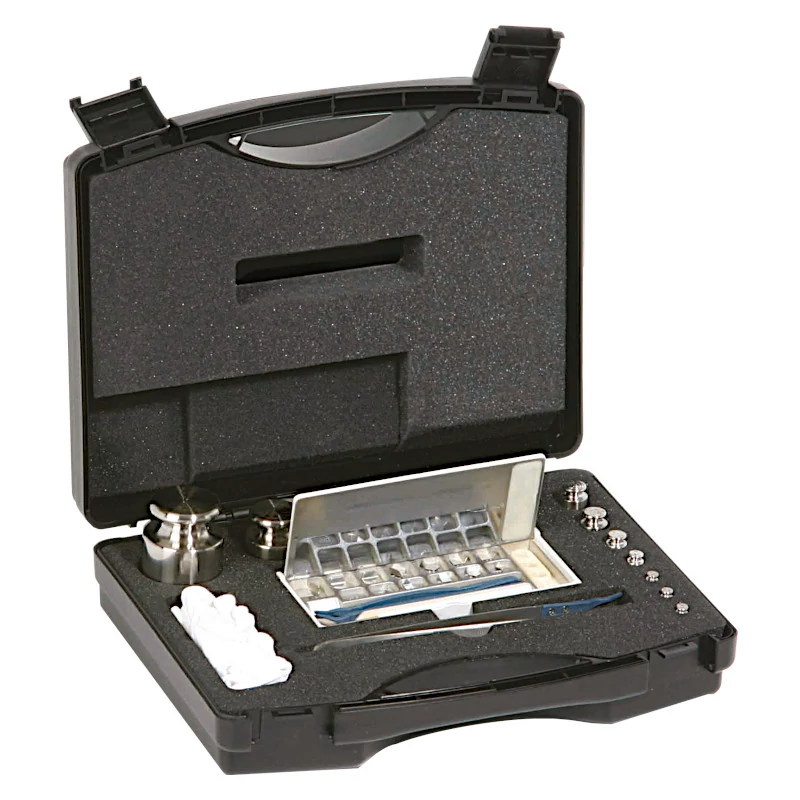 Knob weights, Set (1 mg - 200 g), Plastic Box